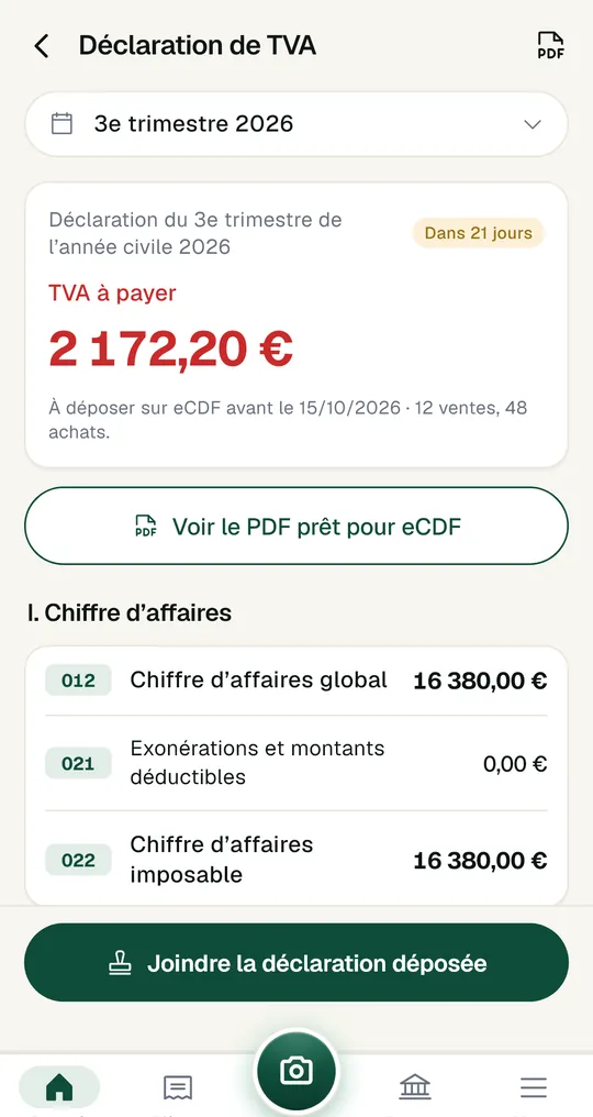 Société : la TVA prête.
